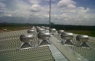 Pemasangan Turboair Turbine Ventilator proyek 27